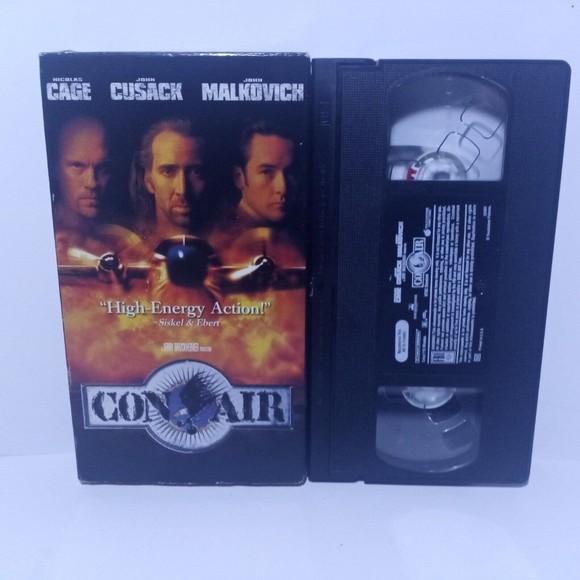 Con Air VHS 1995 John Malkovich Nicolas Cage - Picture 1 of 3